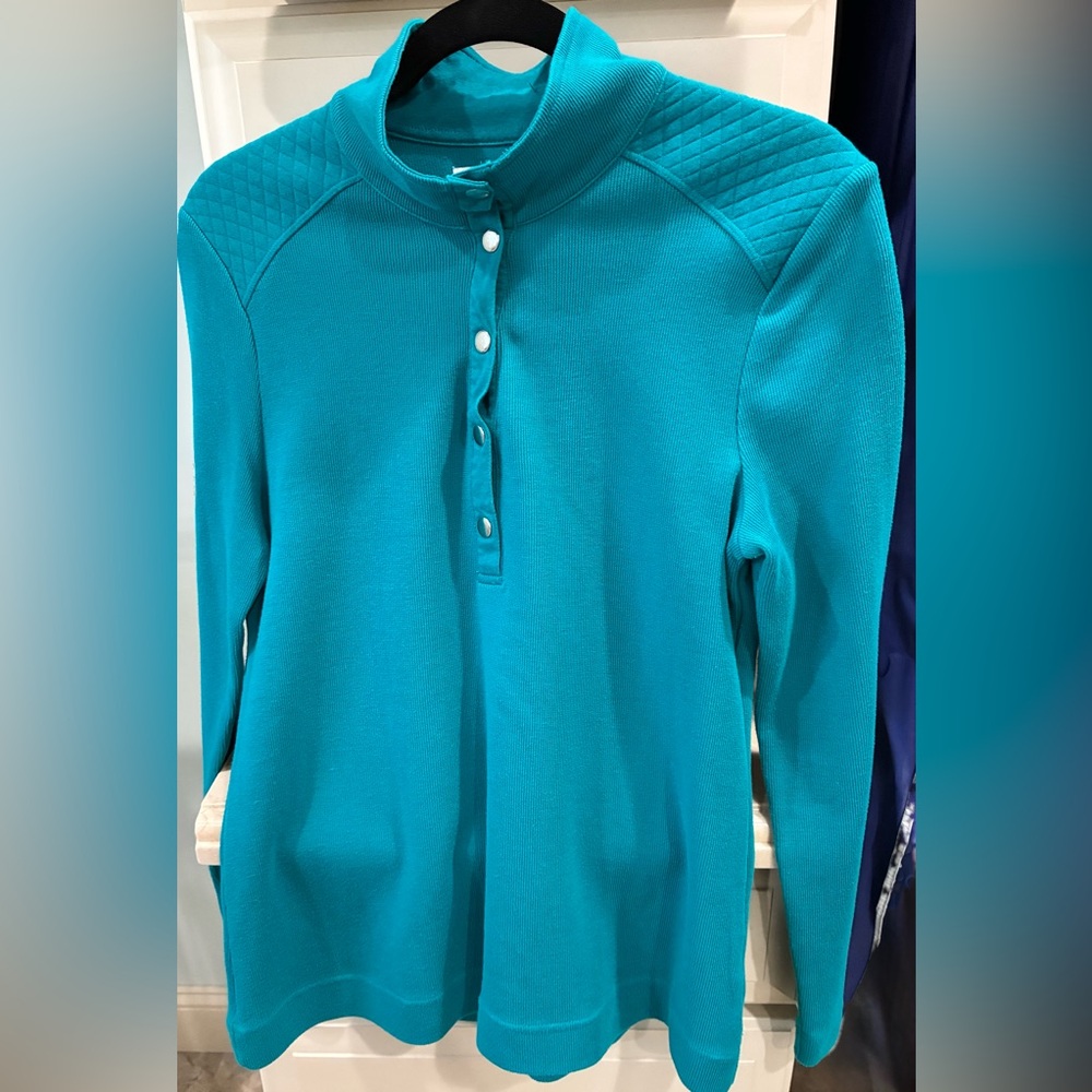 Studio Works Teal Sweatshirt
